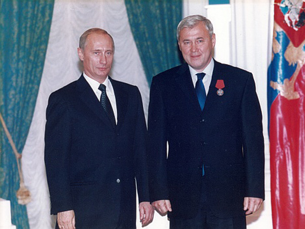 Анатолий Аксаков и Владимир Путин