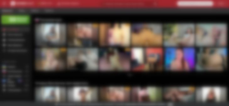 Главная страница Stripchat