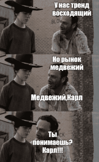 Эмоции инвесторов в период медвежьего тренда 