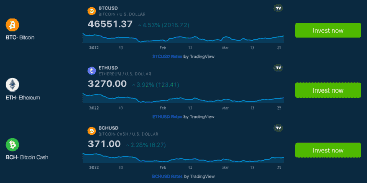 Интерфейс Bitcoin Trader