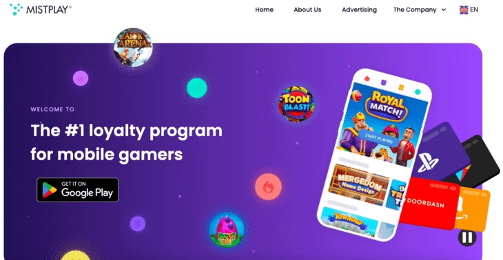 Mistplay homepage
