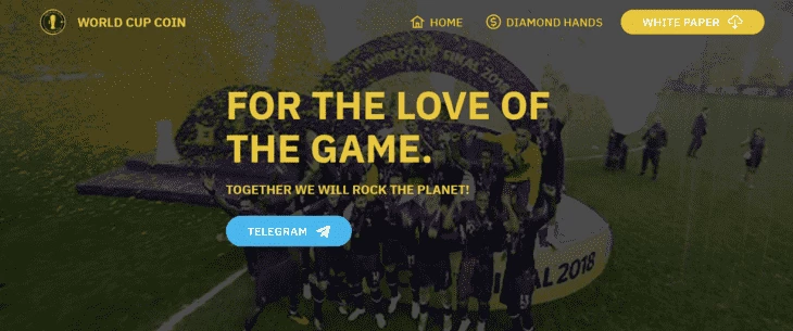 Официальный сайт проекта World Cup Coin