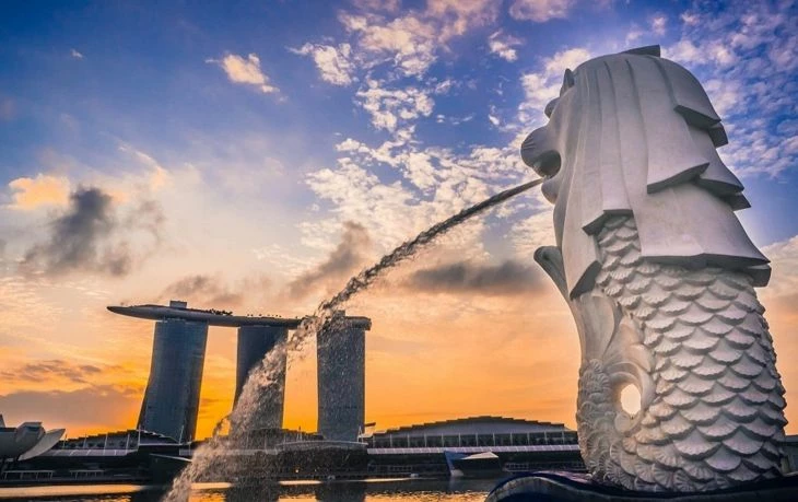 Вид на Marina Bay Sands