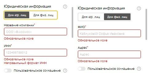Настройка формы с информацией о предприятии на Турбо-сайте