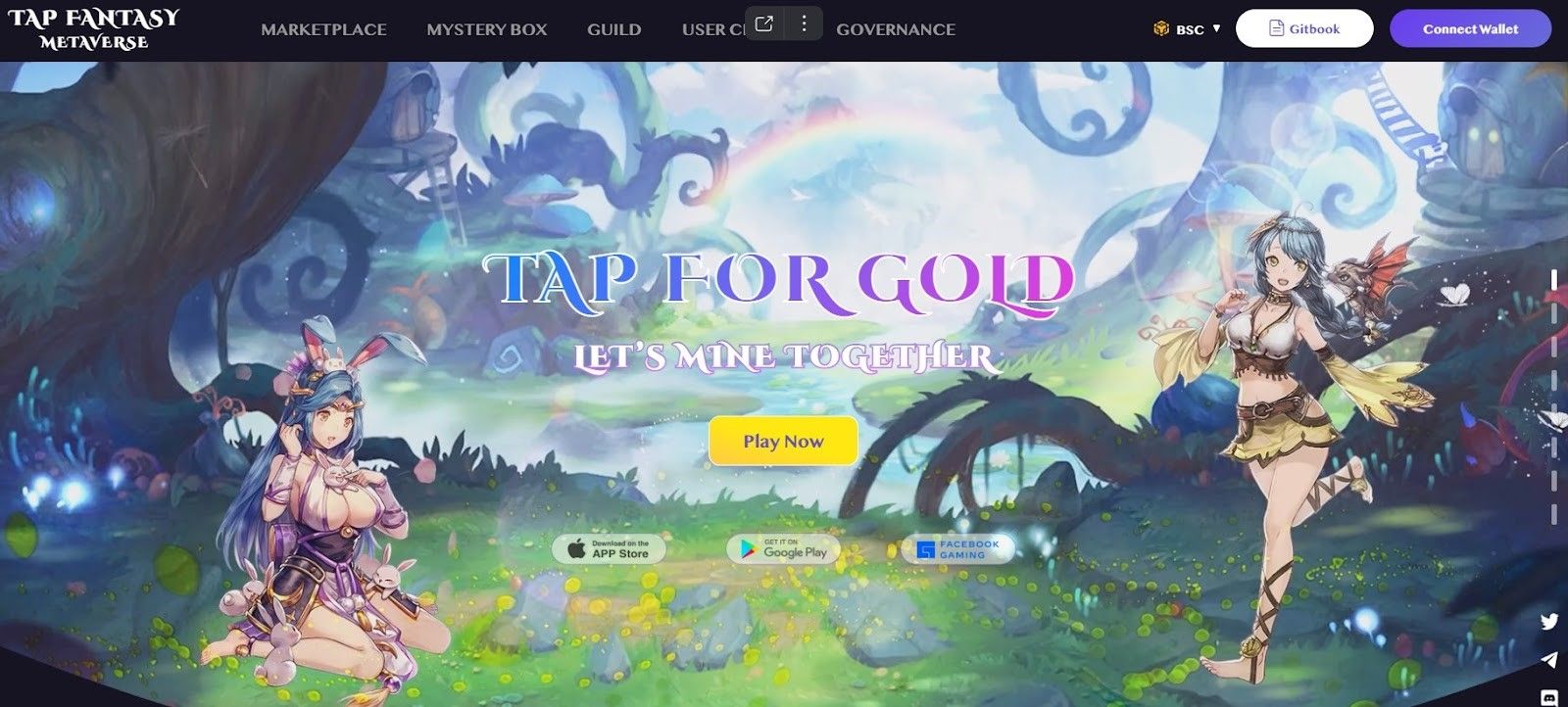 Игра с блокчейном Tap Fantasy