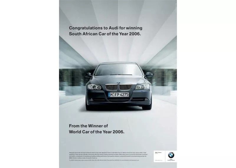 Пример агрессивного маркетинга от BMW