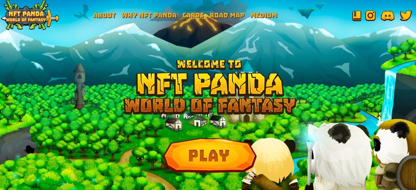 Криптоигра NFT Panda: World of Fantasy