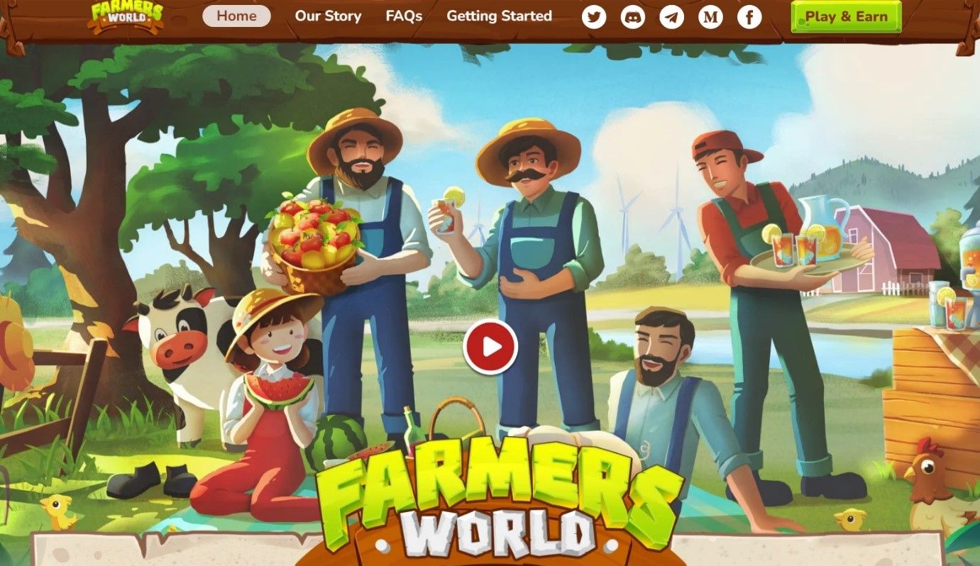 крипто игра-симулятор Farmers World