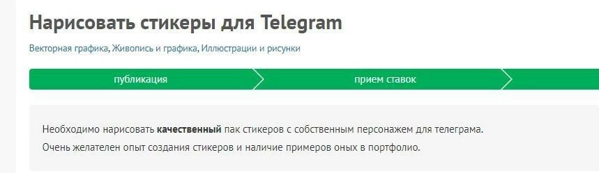 Создание стикеров - маловостребованный способ заработка в ТГ