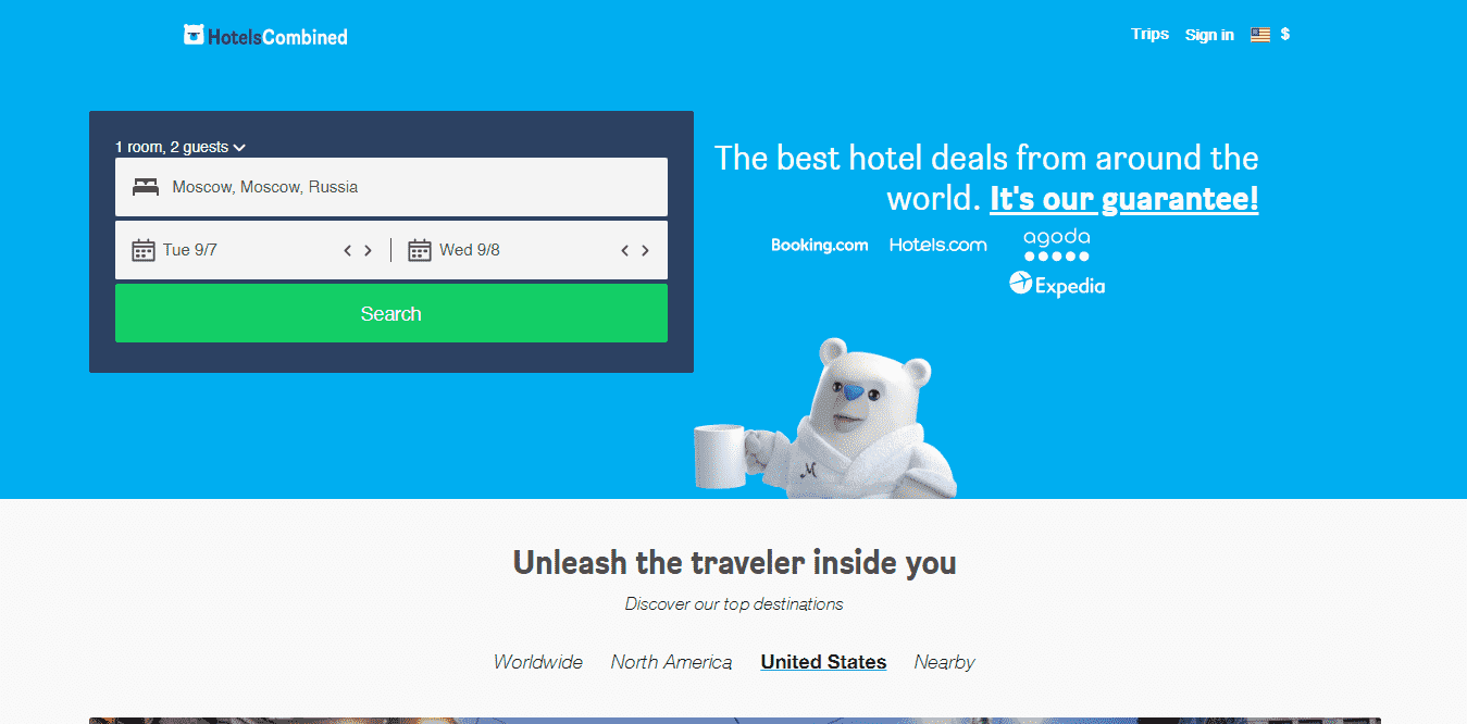 Партнерка HotelsCombined