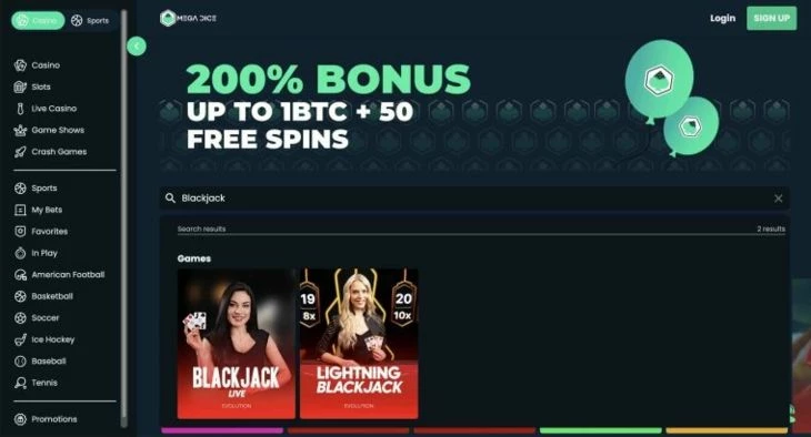Бонусы и рейтинги криптоказино Mega Dice 