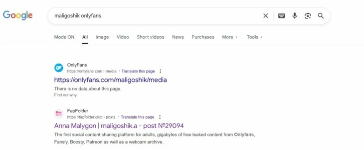 Каталог ранжируется выше Инстаграма* модели