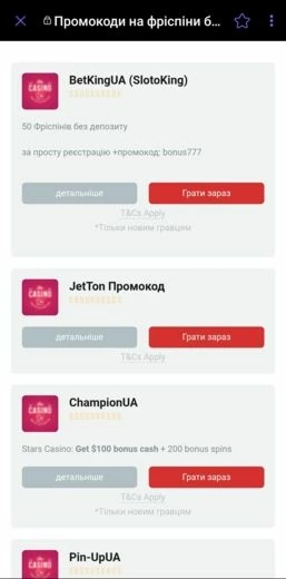 Подборка брендов казино