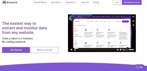Browse.AI - сервис ИИ, похожий на chatgpt
