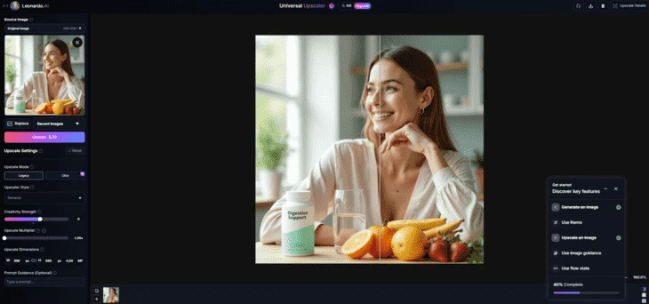 Режим «Universal Upscaler» 