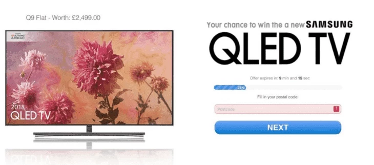 TV giveaway