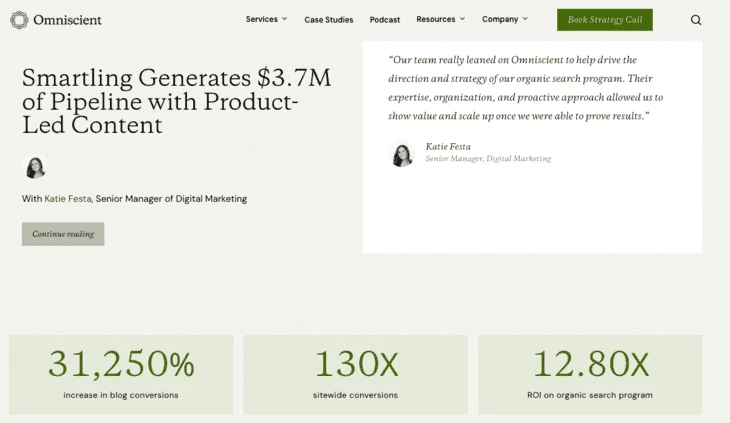 What is a case study in marketing: example