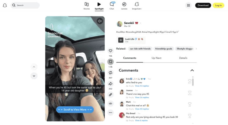 Snapchat Spotlight