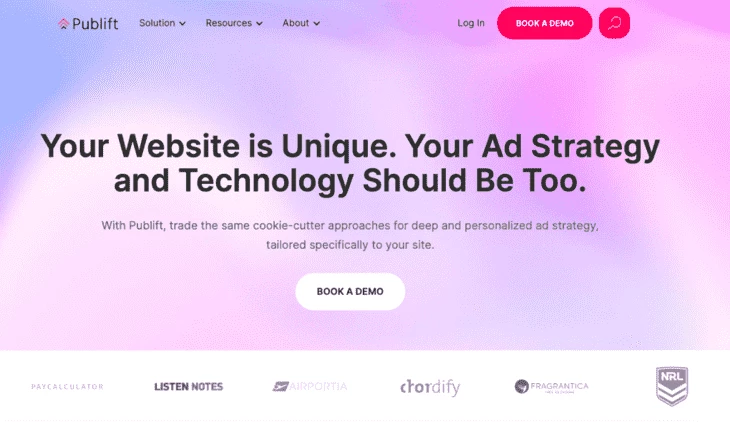 Publift home page