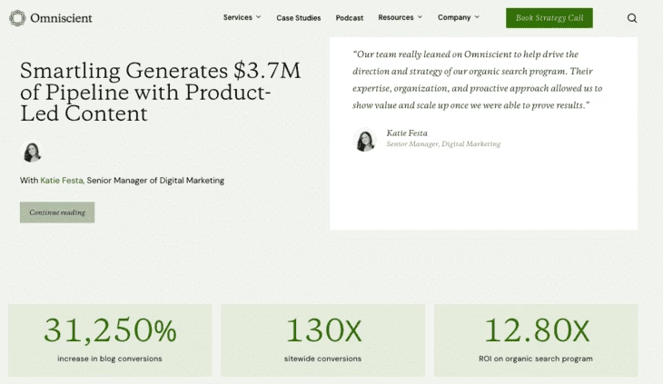 What is a case study in marketing: example