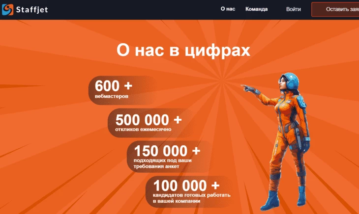 Может показаться, что 600 веб-мастеров — это немного для партнерки, работающей с 2017 года. Но не забываем, что HR — новая вертикаль с низкой конкуренцией. Остальные цифры говорят сами за себя. Просто разделите их на количество вебов :)