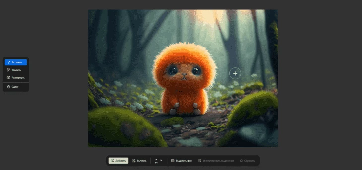 Вкладка для кастомизации изображений