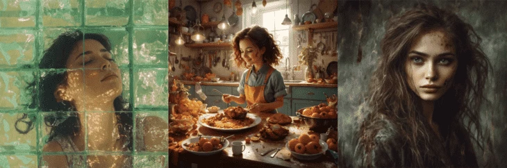 Examples of pictures generated by Night Cafe