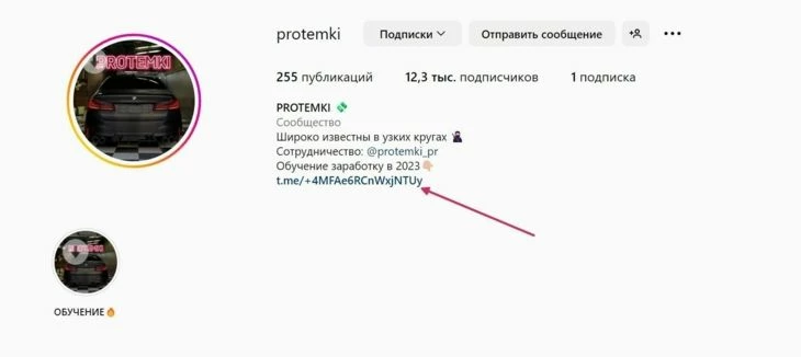 Ссылка без сокращения