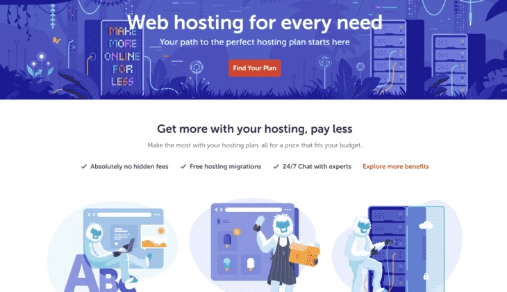 Buy web hosting too