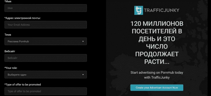 Форма подключения к сетке