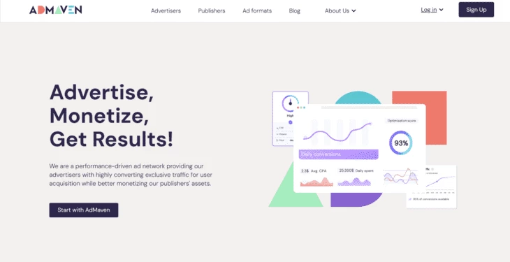 Advertise, monetize, get results (and scale up)