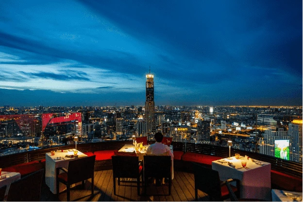 Breathtaking views of the city from Centara Grand. Source: Facebook