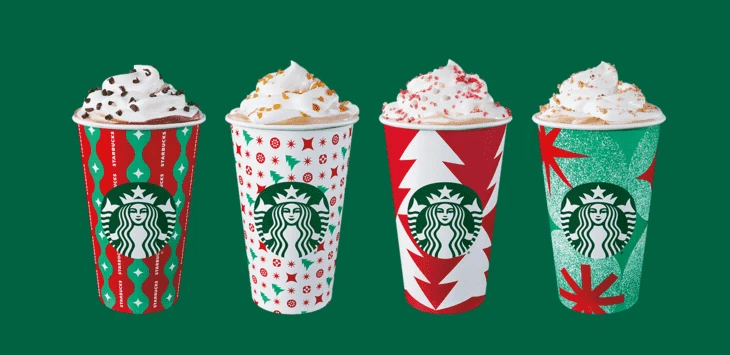 Starbucks holiday drinks