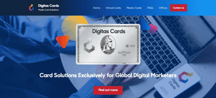 DigitasCards - виртуальные долларовые карты