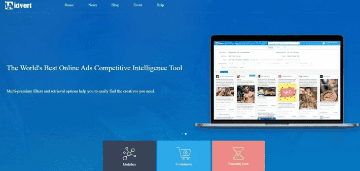 Idvert main page