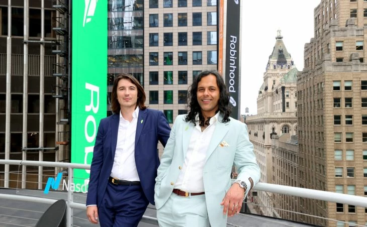 Влад Тенев и Байджу Бхатт — основатели биржи Robinhood