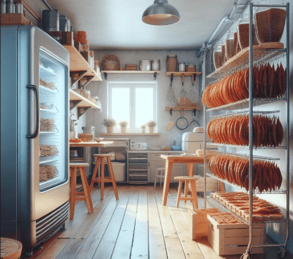 Цех по вялению мяса - идея для бизнеса в гараже