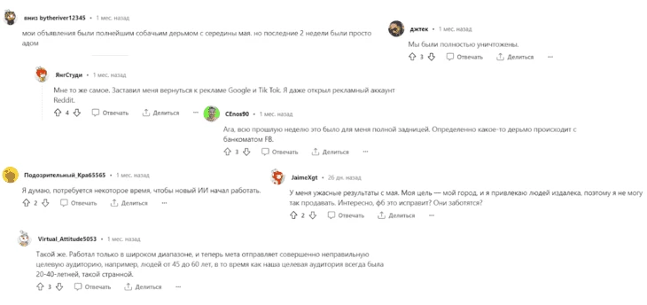 Пользователи Reddit об обновлении алгоритма