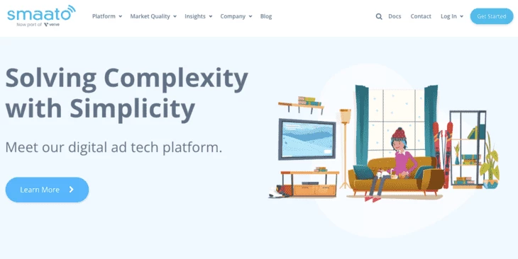 Smaato homepage