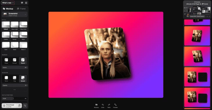 Внутренний функционал платформы Shots