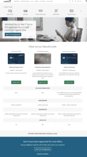 Landing page