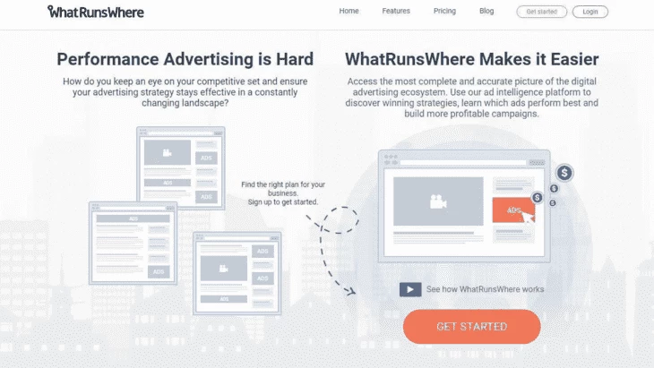 WhatRunsHere main page