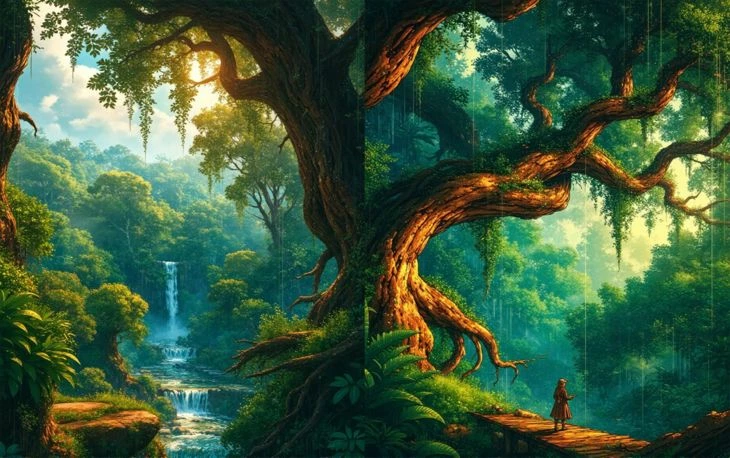 Пример сгенерированных изображений в StarryAI