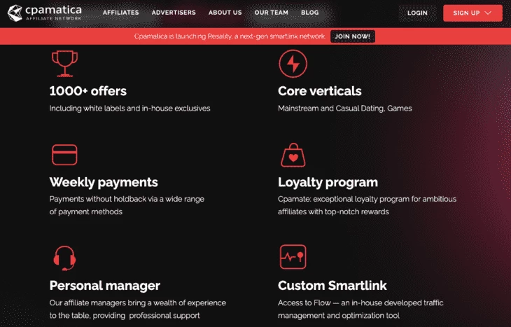 CPAMatica homepage