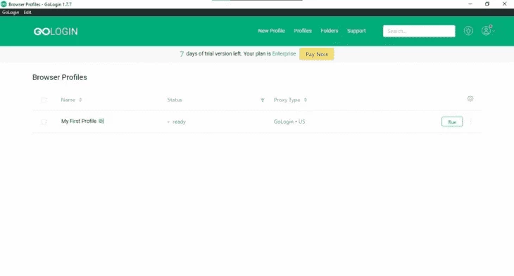 Gologin Account