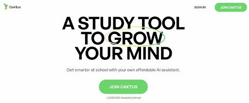 Caktus AI - пример ИИ, похожего на chatgpt