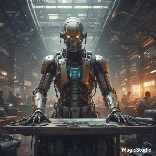 MagicStudio’s prompt... Don’t enter “AI impact on the future jobs”, I assume.