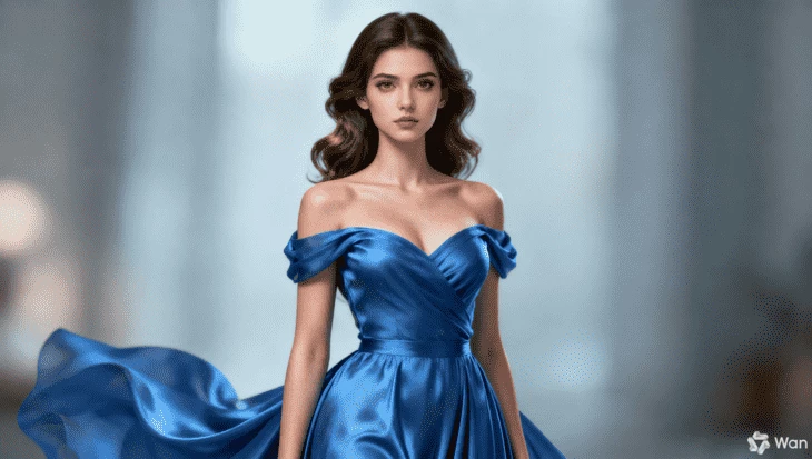 Пример сгенерированного изображения в реальном стиле в Wan.video