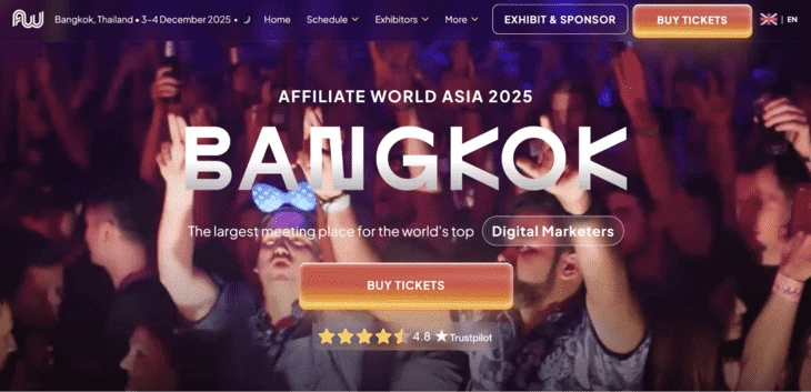 Affiliate World Asia main 