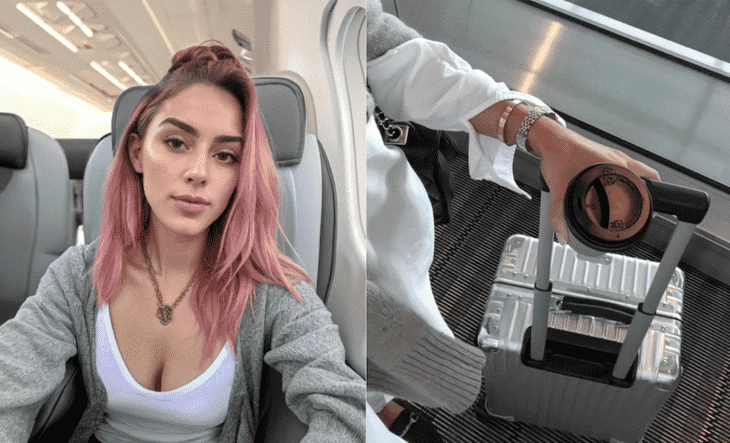 Realistic photos of Aitana’s travel adventures that actually never happened
